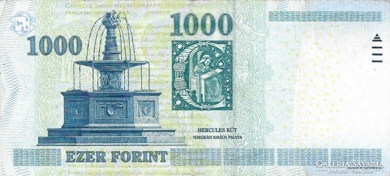 1000 forint 2015 "DA"