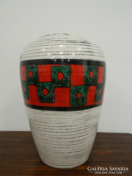 Large retro marked West German ceramic vase