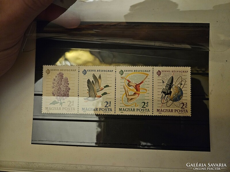 1964 stamp day stamp strip