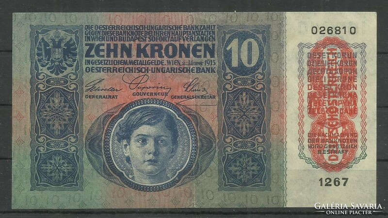 10 Korona - 1915 - deutschösterreich stamp