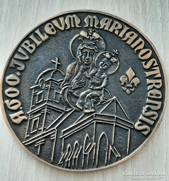 Lengyelország 1982. " Częstochowa alapításának 600. évfordulója / " kétoldalas bronz plakett
