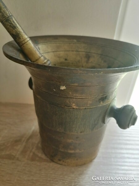 Copper mortar from the early 1900s