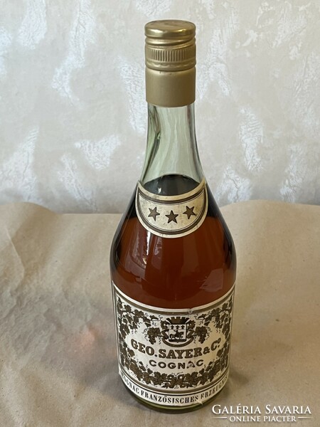 1 Bottle 7.5dl French cognac 1968-1972 geo:sayer&co. Cognac (38%)