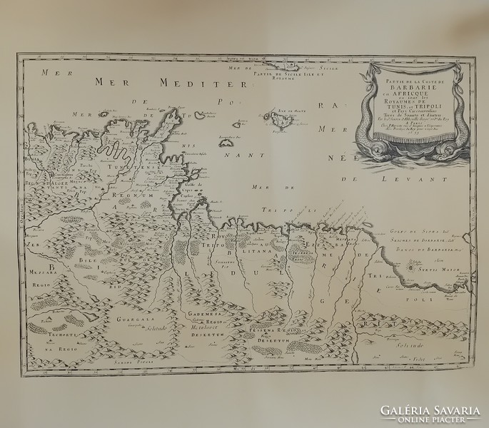 2 Map copy of the southern coast of the Mediterranean Sea