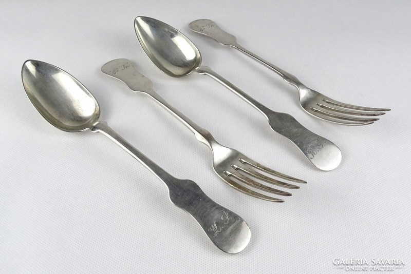 1R011 old silver cutlery set 270g