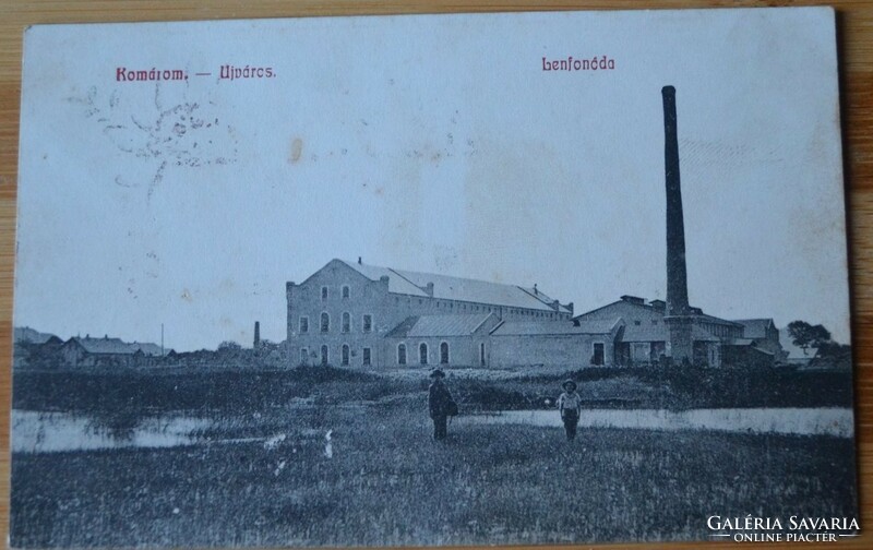 1918.- Komárom - képeslap - Ujváros - Lenfonó