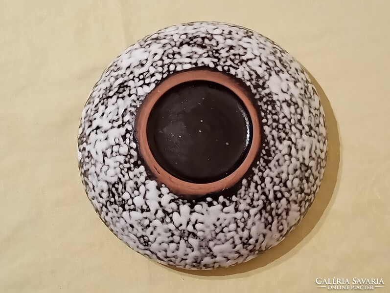 Ikebana holder Hódmezővásárhely ceramics 21x5cm