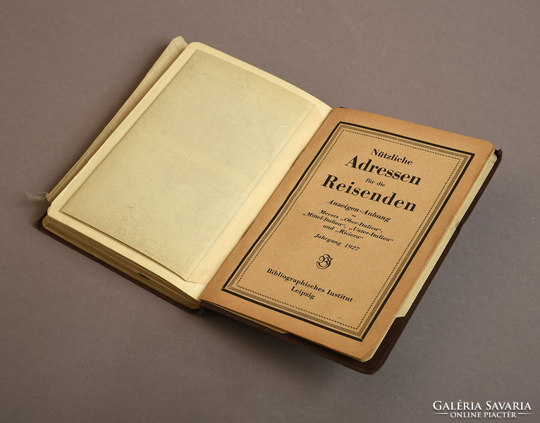 Meyers reisebücher: unter italien, bibliographisches institut leipzig 1927, travel book