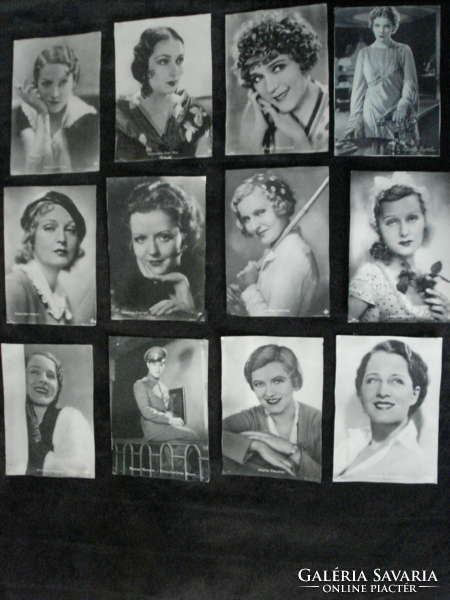 17 sztárfotó Garbo, L. Harvey, N. Shearer, Mary Pickford, Ramon Novarro