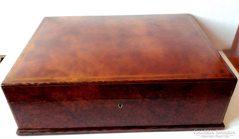 Antique Viennese luxury game and chess box