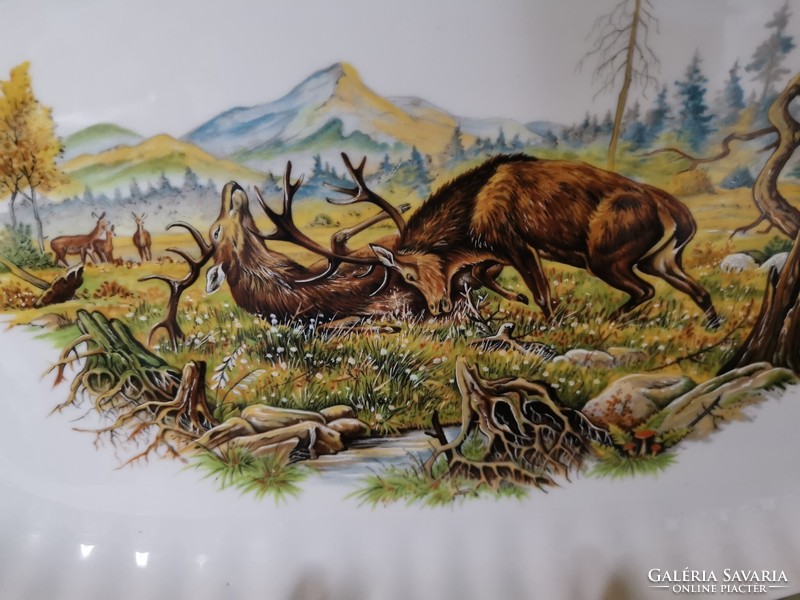 Deer serving plate