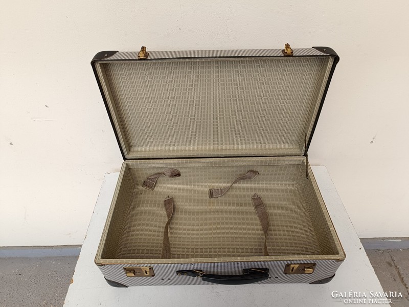 Antik ruhás bőrönd koffer jelmez dekoratív film színház kellék 725 8689
