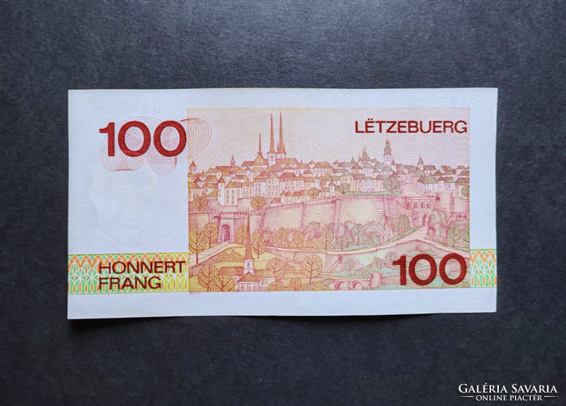 Luxemburg 100 Francs / Frang / Frank 1986, EF+