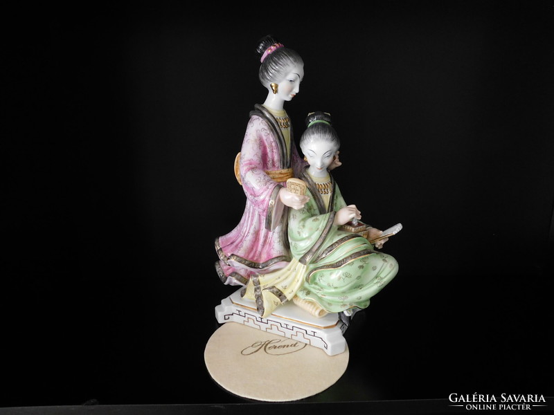 Geisha couple from Herend