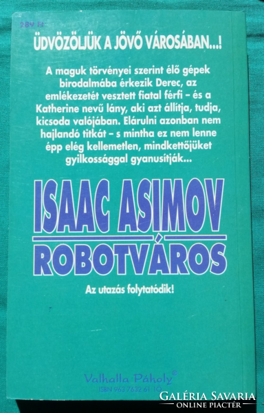 Asimov: Robotváros 2. GYANUSÍTÁS> Szórakoztató irodalom > Sci-fi >