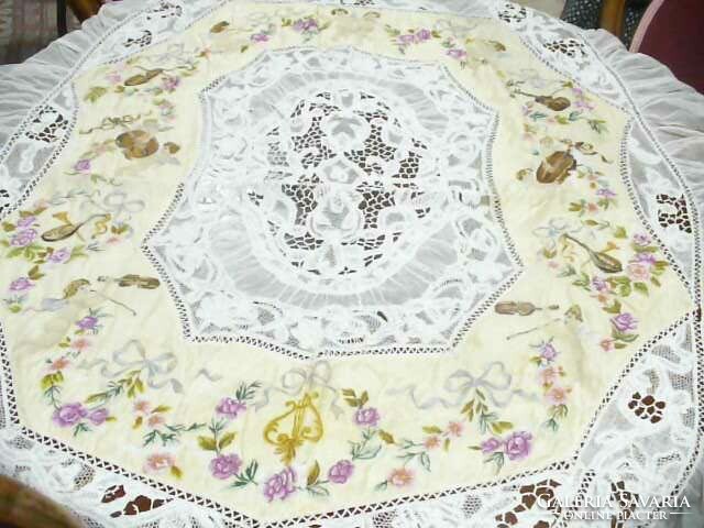 Beautiful antique tablecloth