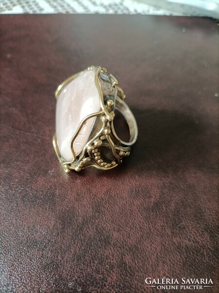 Huge gold and silver ring