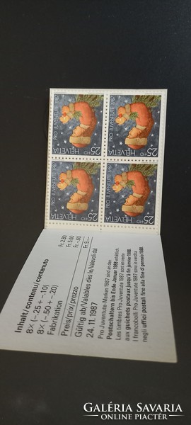 Pro juventute 1984, 1987, 1989 Swiss postal clean stamp book