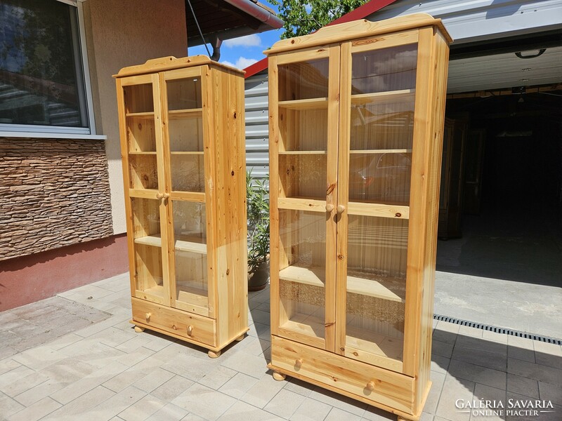 Pine display case in good condition for sale. (there are 2 of them)