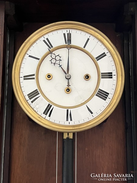 Antique art deco wall clock specialty - 1 heavy, quarter strike mechanism