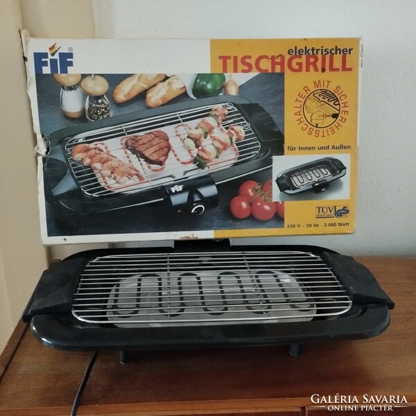 Electric table grill