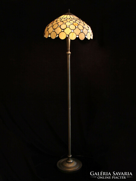 Tiffany floor lamp 160cm -- lampshade size 45x32cm -- lamp