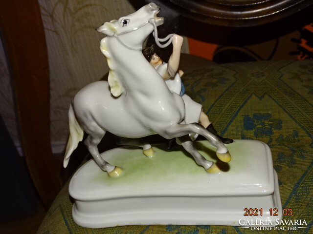 Herend foal porcelain horse rider
