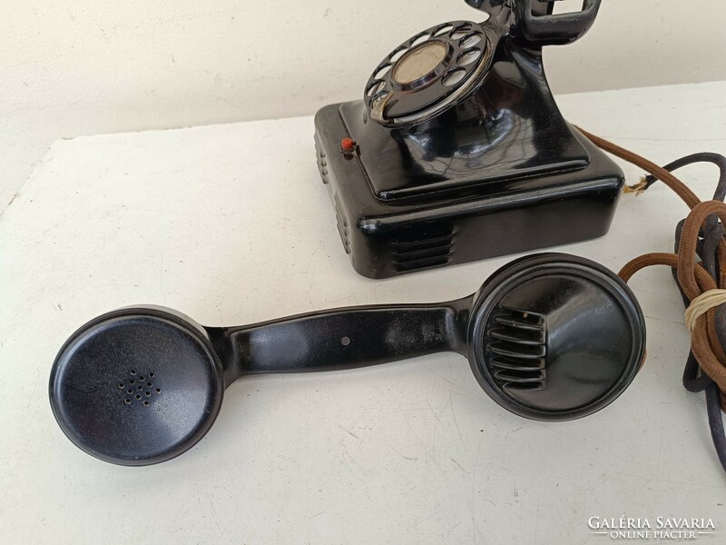 Antik telefon asztali tárcsás telefon 1930-as évek starožitný telefón 866 8764