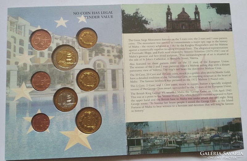 2004 Málta -Euro forgalmi sor, dísztokban