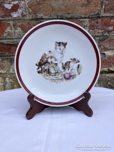 Kahla cat porcelain small plate - fairy tale plate - children's plate
