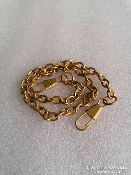 Gold-plated pocket watch chain