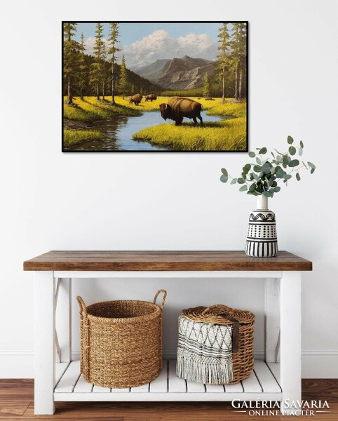 Yellowstone - festmény