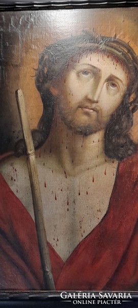 Antique painting depicting Jesus