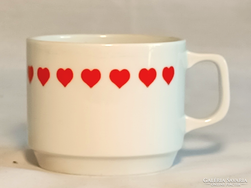 Zsolnay heart mug, cup