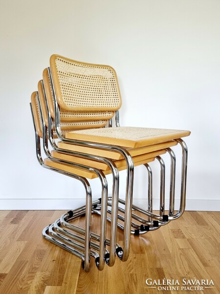 Mid-century cesca chair set (4 pieces)