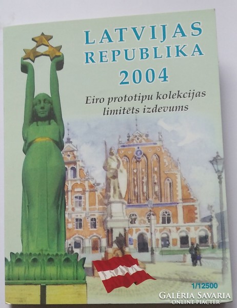 2004 Lettország-Euro forgalmi sor, dísztokban