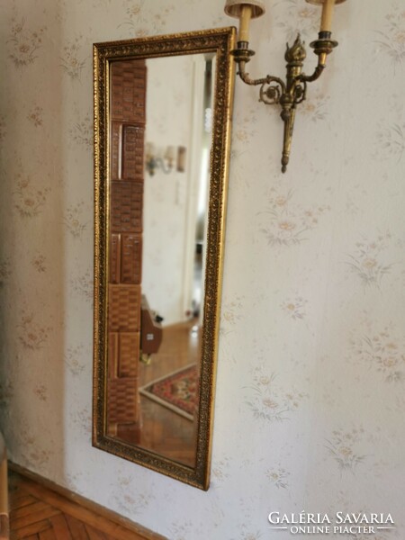 Antique mirror 52x152 cm