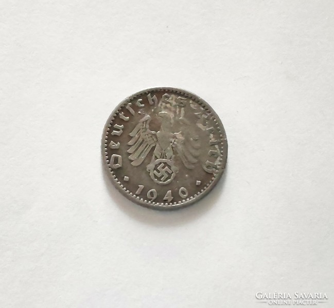 50 Reichspfennig 1940, aluminum