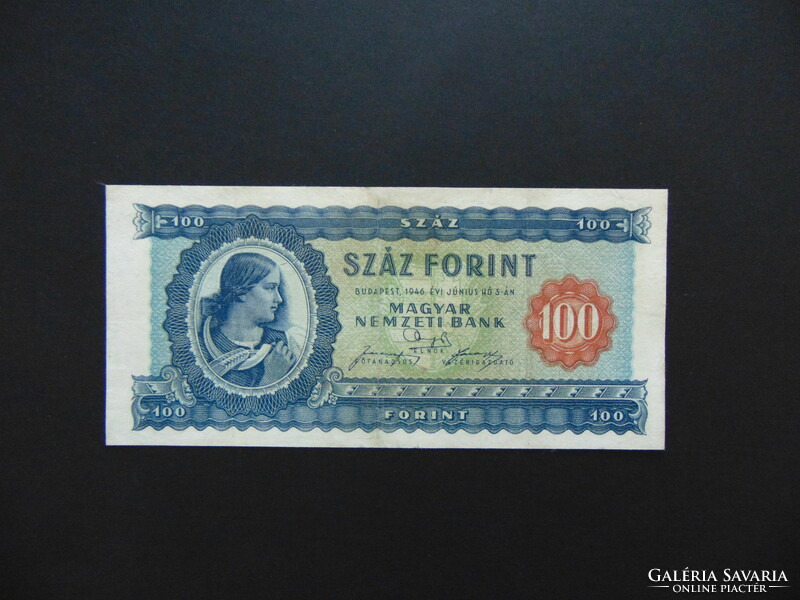 100 HUF 1946 very nice banknote!