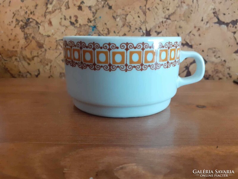 Alföldi terracotta patterned tea cup