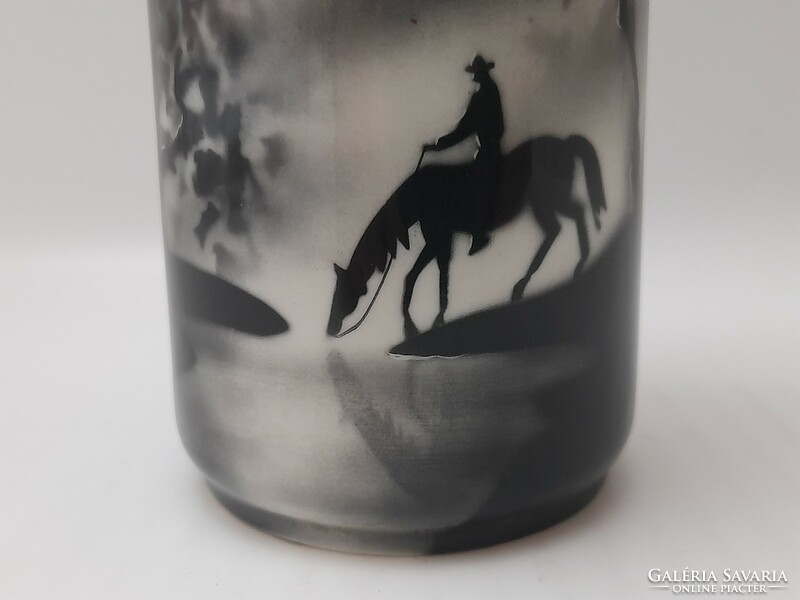 Ritka Drasche porcelán váza