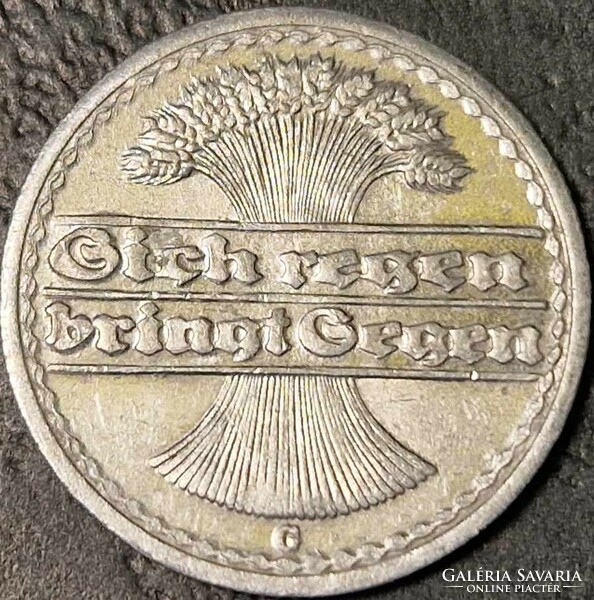 Németország, 50 pfennig, 1922. G.