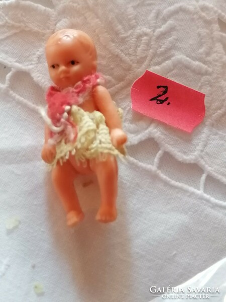 Old very small rubber doll from a traffic light, a rarity for a dollhouse 2.