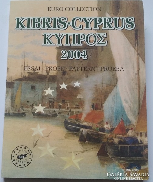 2004 Kibris Ciprus-Euro forgalmi sor, dísztokban