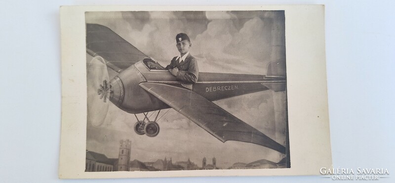 Old photo of flying Debrecen