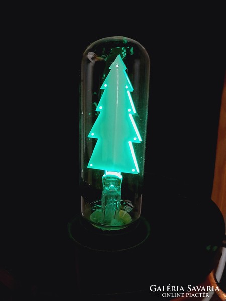 Retro Christmas tree glimm bulb, ember light lamp