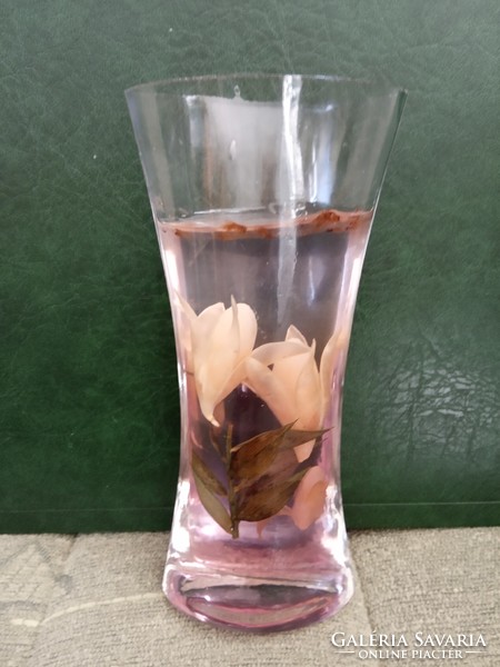 A wonderful gift for Mother's Day, eternal flowers, flowers of my heart in a glass vase, home decoration