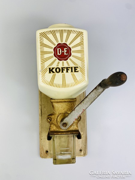 Régi fali kávédaráló - Douwe Egberts Koffie
