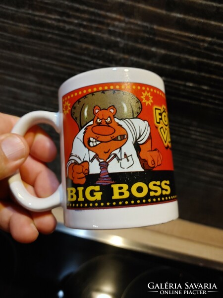 Big Boss   a  főnök én vagyok feliratú vicces bögre