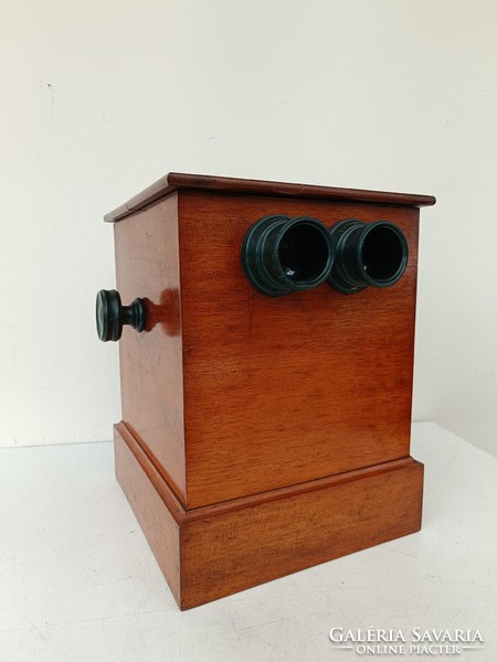 Antique stereo optical image viewing machine stereoscope 860 8763